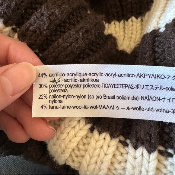 Zara Brown & Cream Sweater - Picture 12 of 14